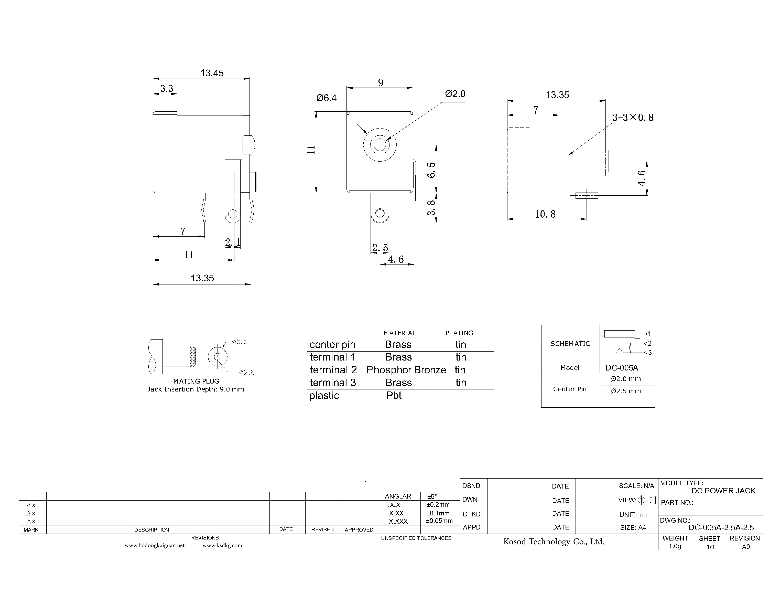 DC-005A-2.5A-2.5