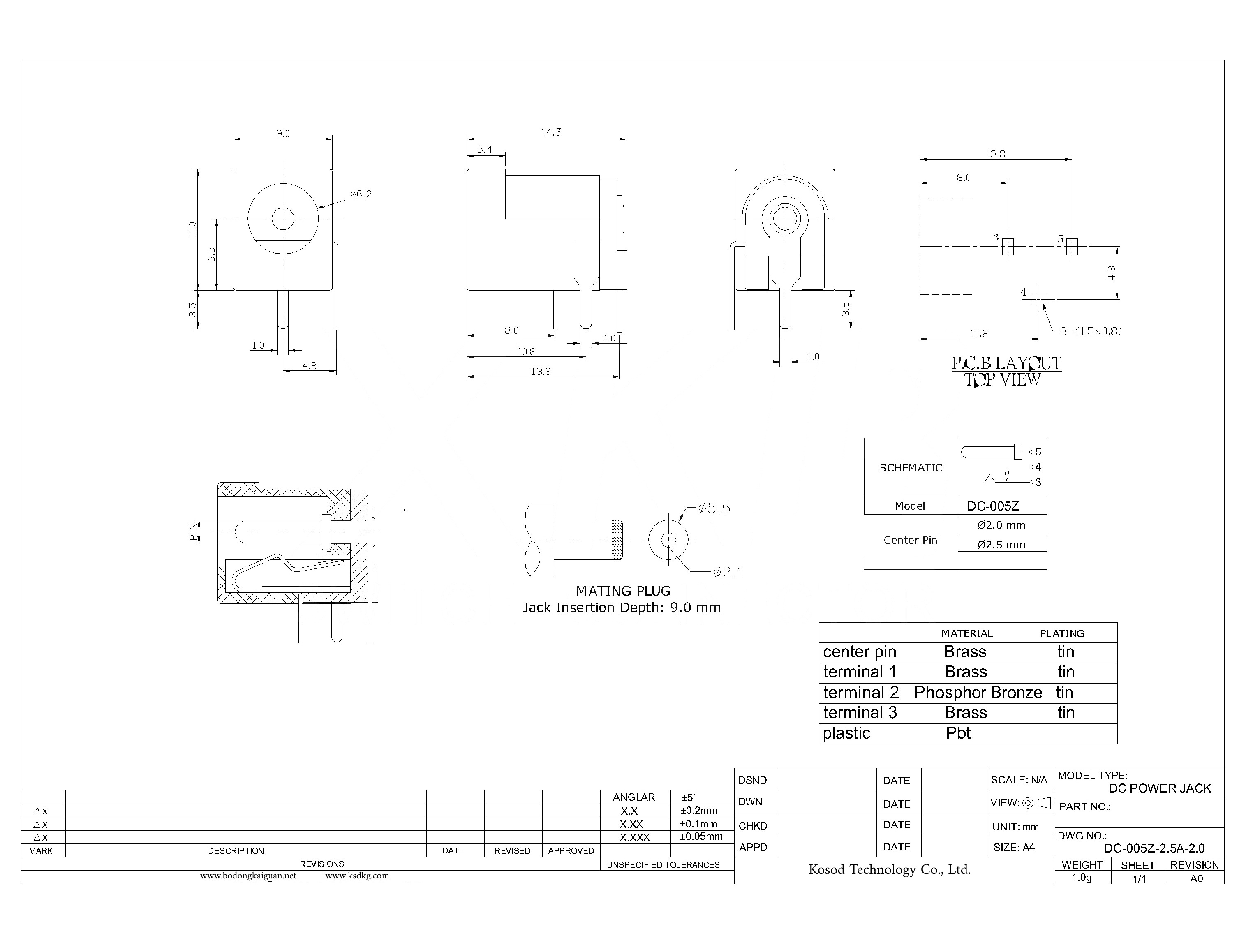 DC-005Z-2.5A-2.0