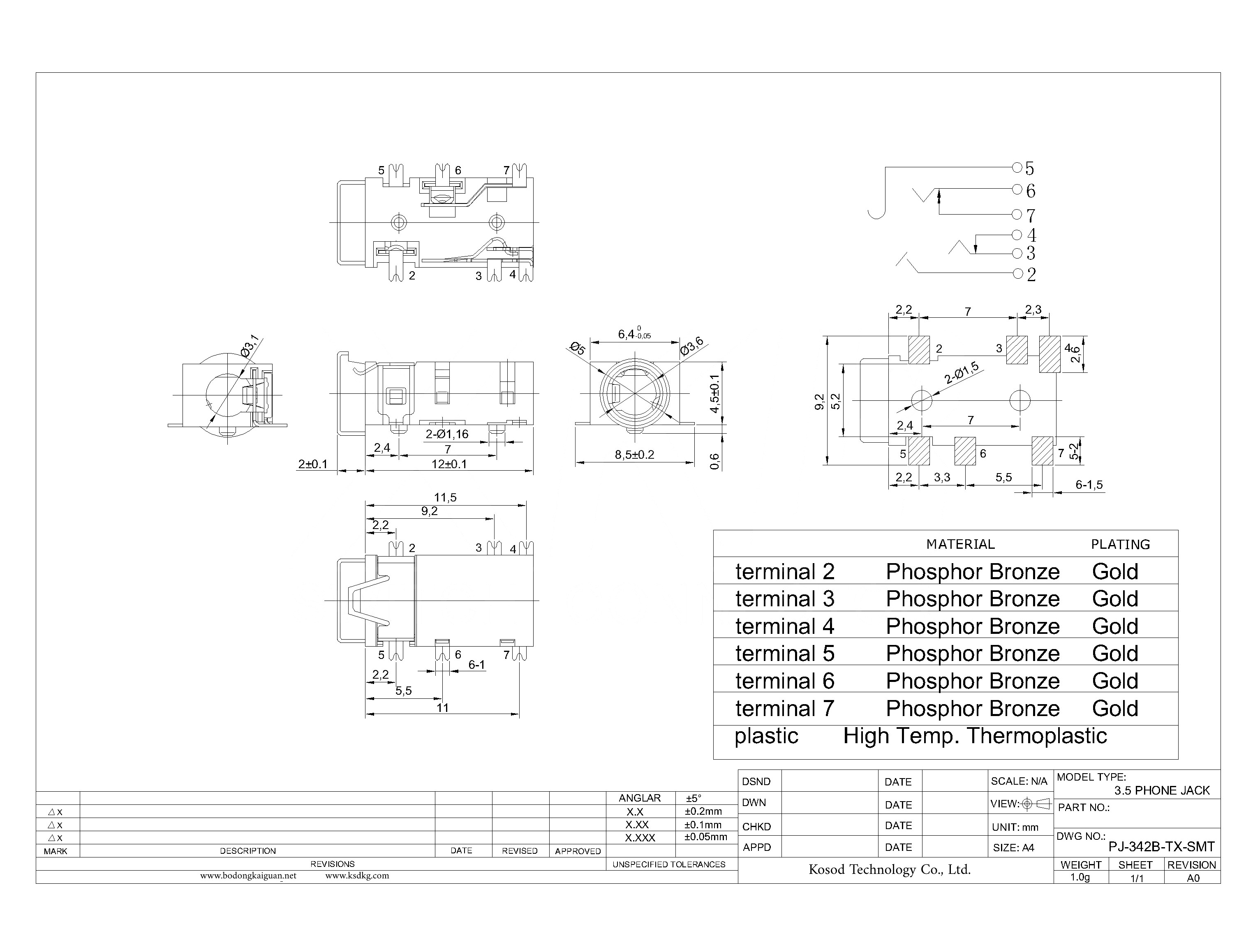 PJ-342B-TX-SMT