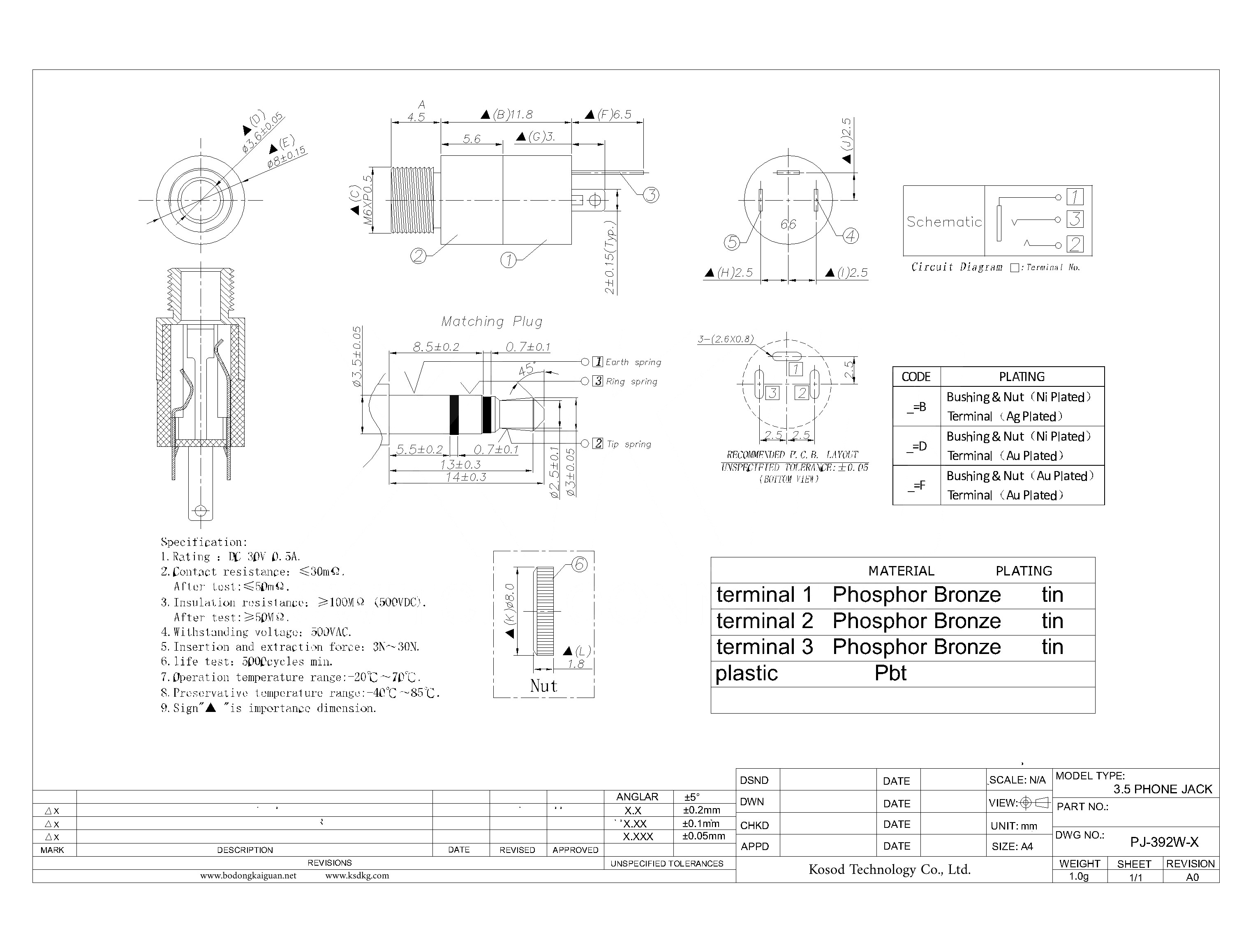 PJ-392W-X