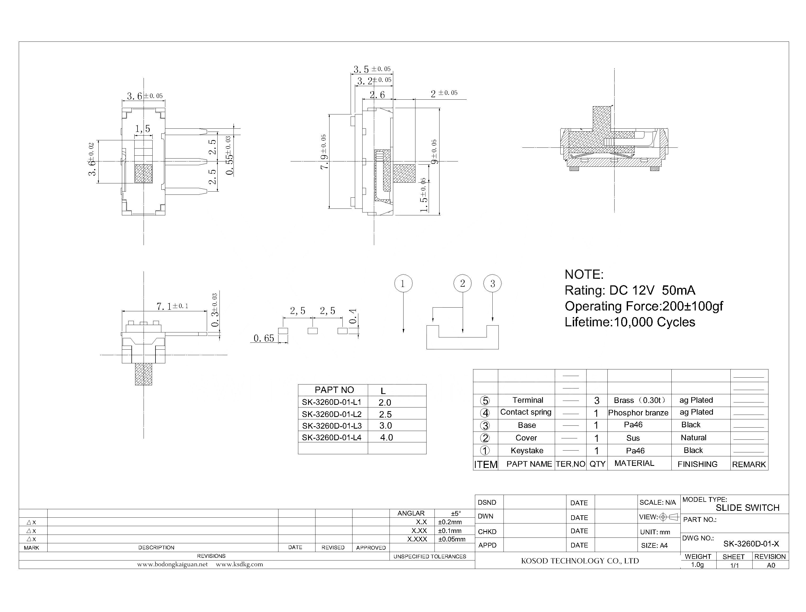 SK-3260D-01-X