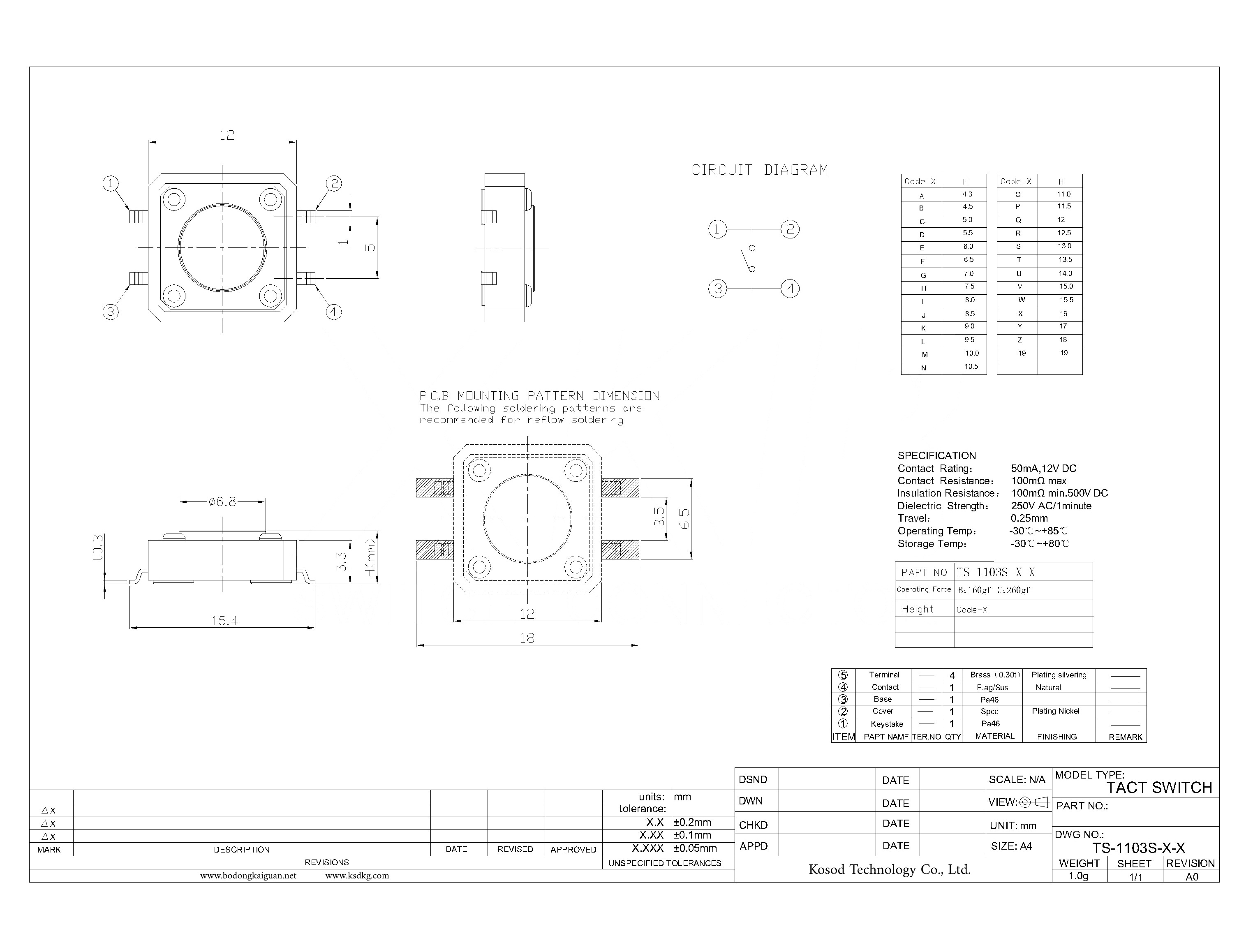 TS-1103S-X-X