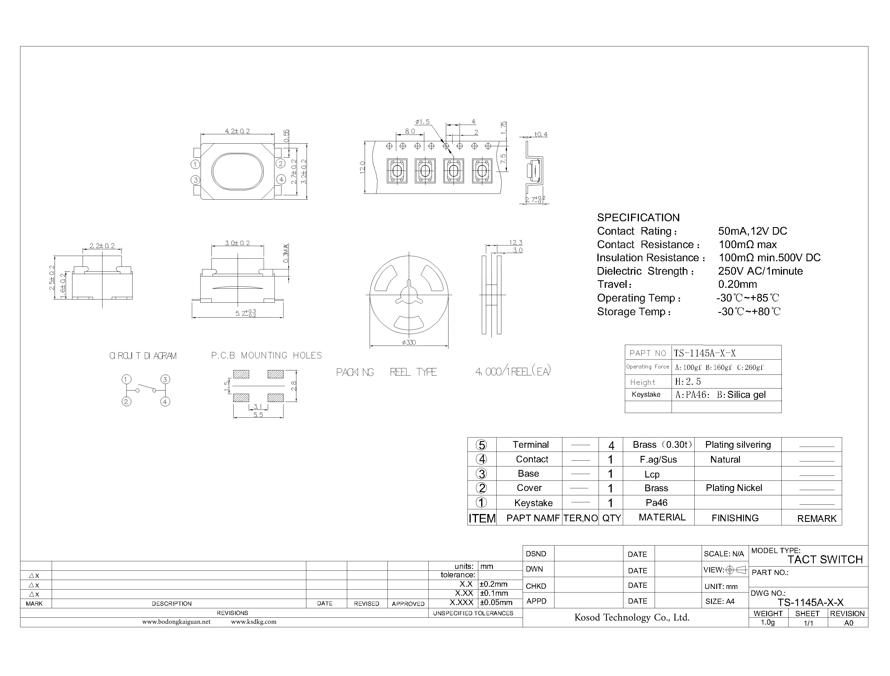 TS-1145A-X-X